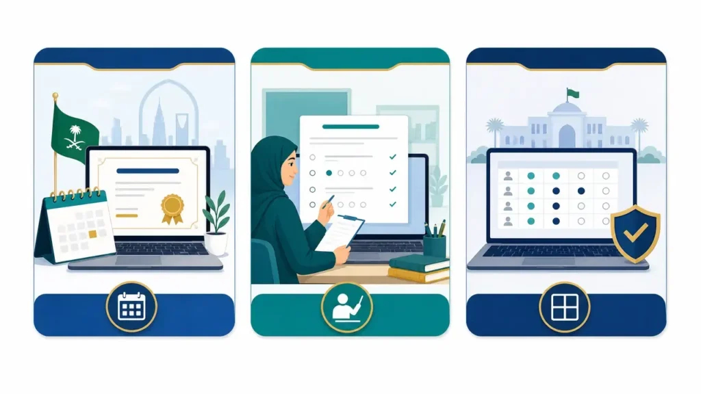 أين أجد الاختبارات في منصة مدرستي؟