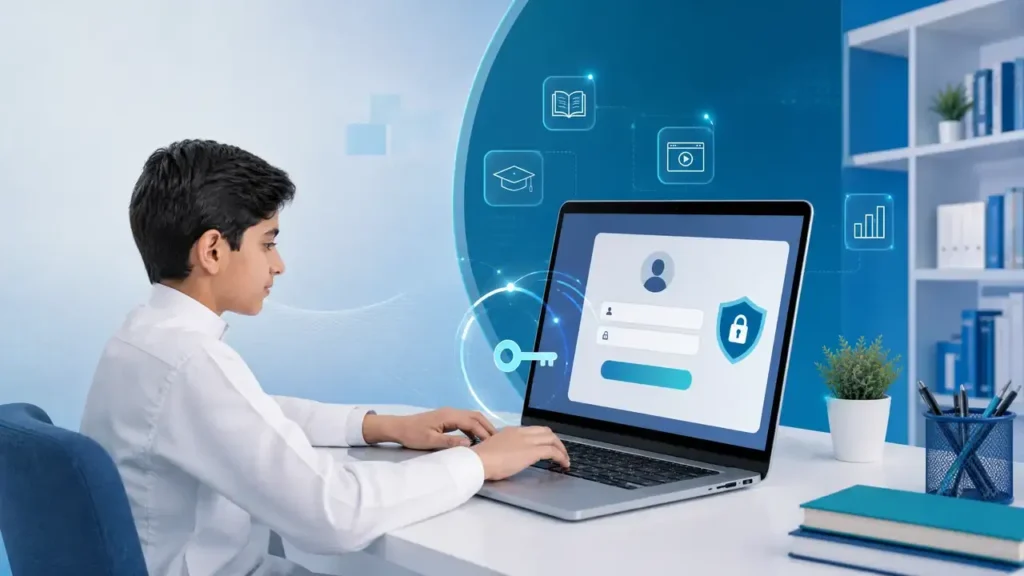 الدخول إلى منصة مدرستي الرسمية
