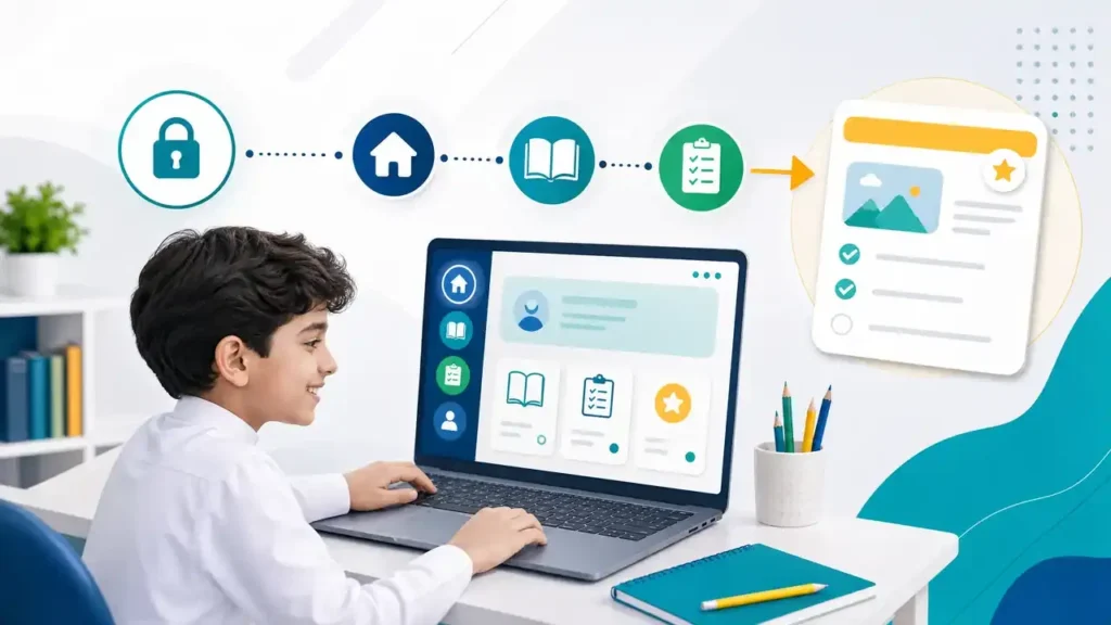 رابط منصة مدرستي الواجبات