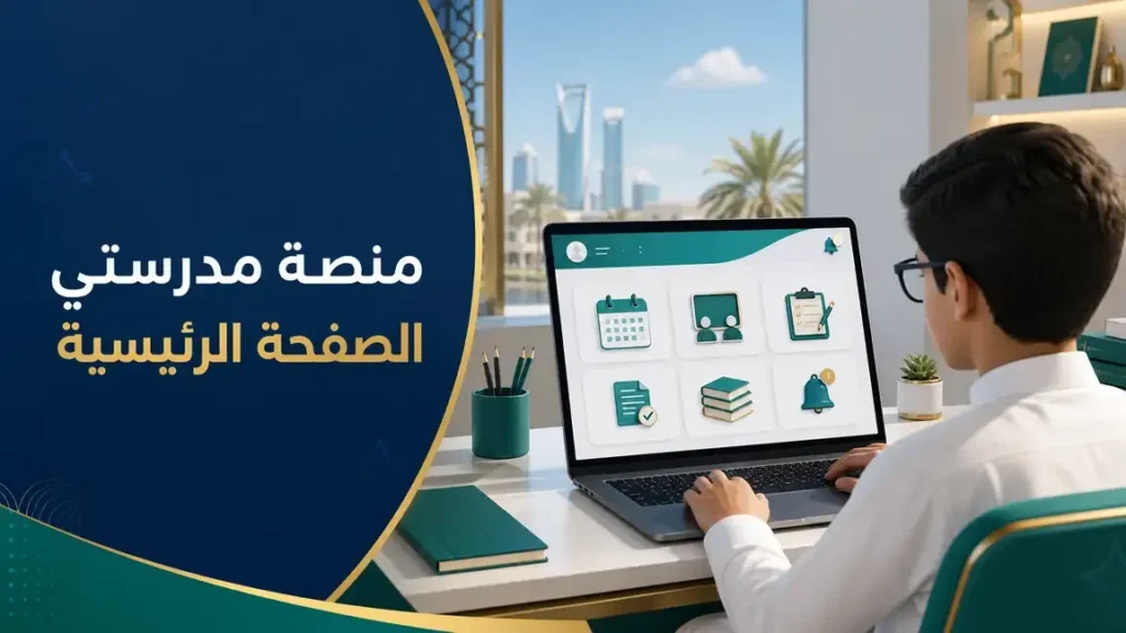 منصة مدرستي الصفحة الرئيسية