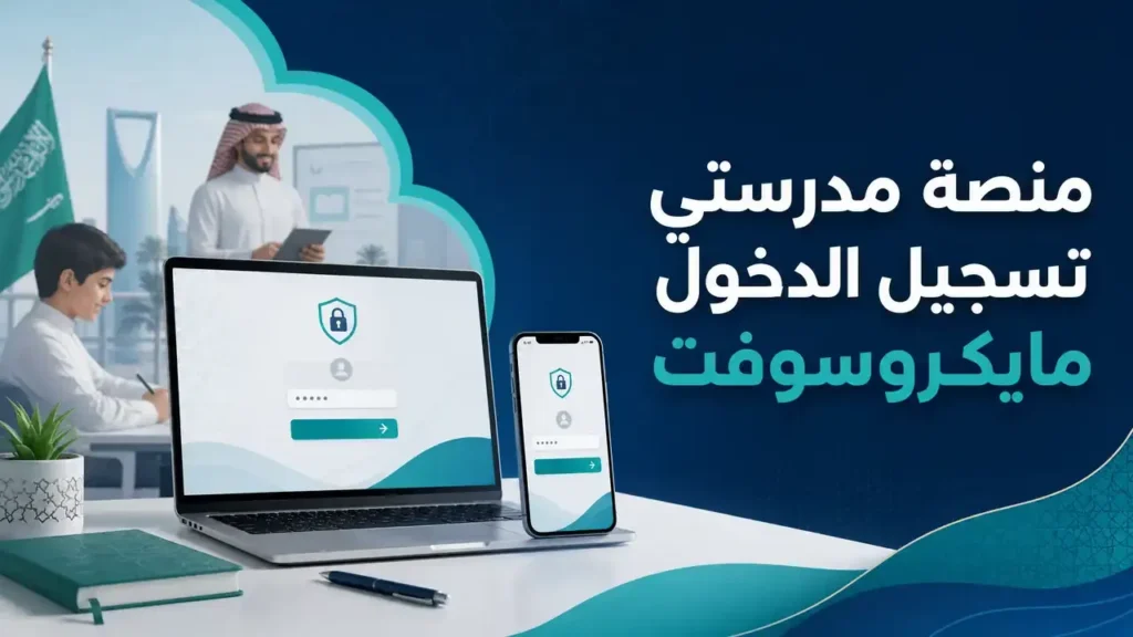 منصة مدرستي تسجيل الدخول مايكروسوفت