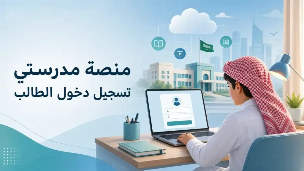 منصة مدرستي تسجيل دخول الطالب