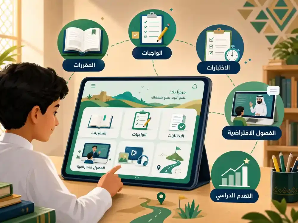 خدمات ومميزات تطبيق مدرستي