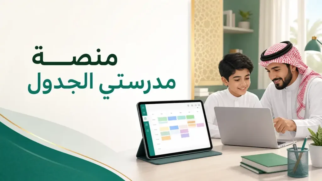 منصة مدرستي الجدول