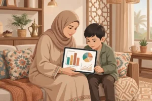 قراءة كشف الدرجات وتوزيعها في منصة مدرستي