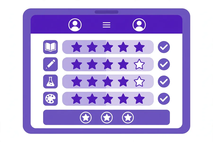 Checking Madrasati grades for assignments inside the platform