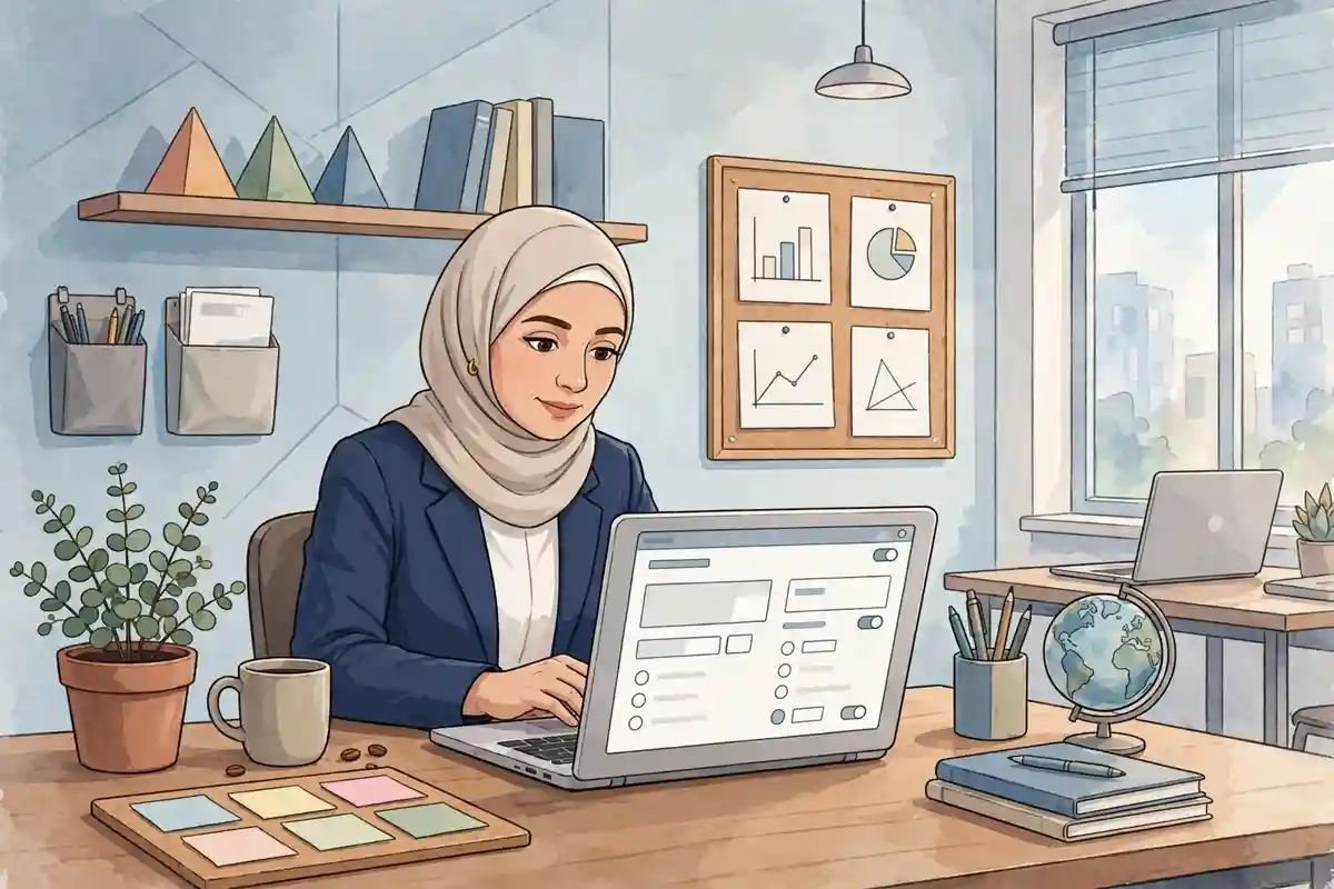 إنشاء اختبار إلكتروني في منصة مدرستي