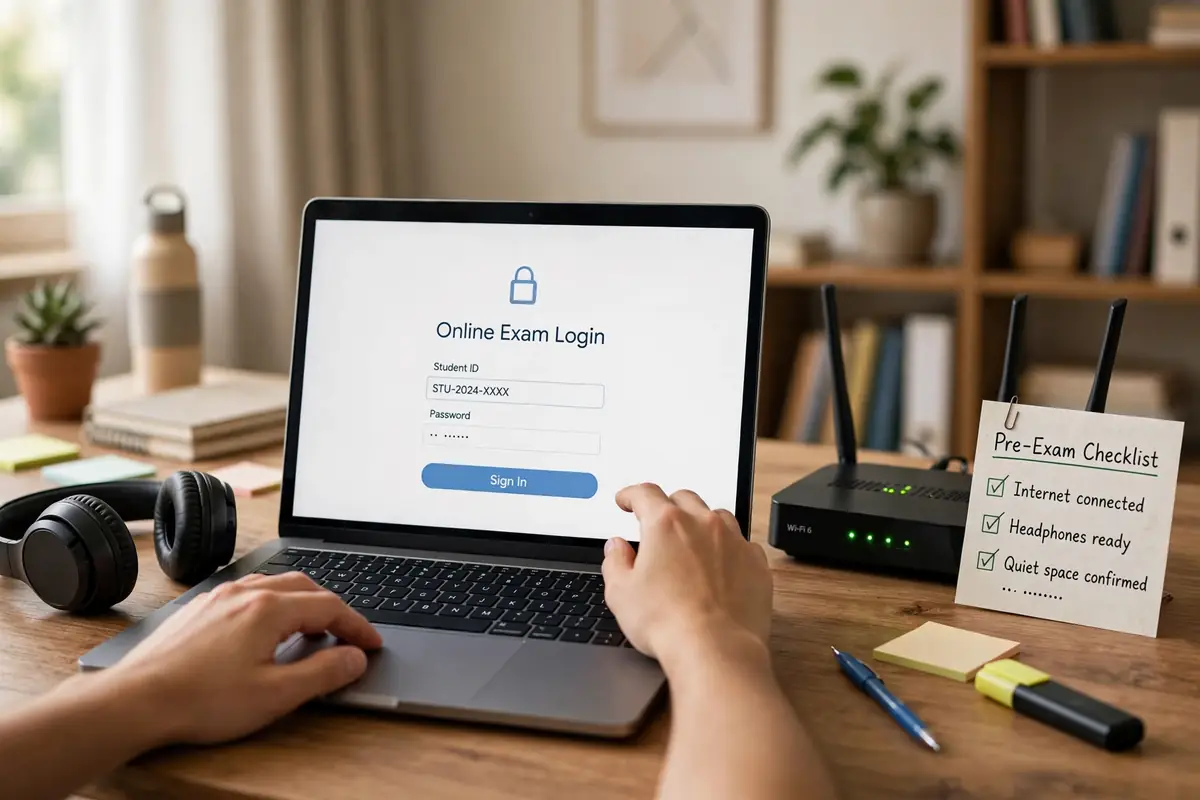 قائمة التحقق التقنية قبل بدء الاختبار النهائي في منصة مدرستي
